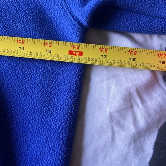 Gap Kids XS (4–5) Fleece Hoodie Royal Blue w/ Orange Hood - Picture 7 of 10